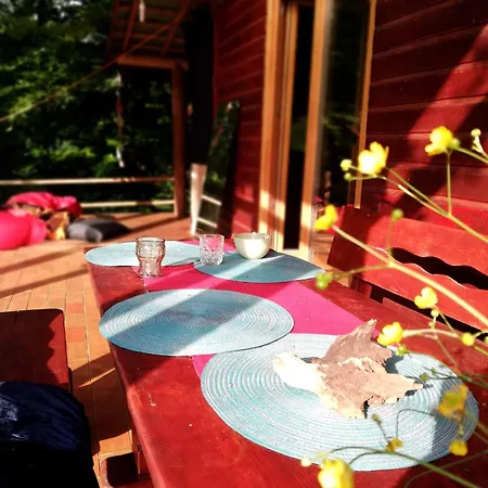 Wild Art Wooden House بيت للعطل *